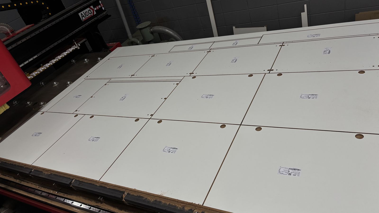 Peças reais identificadas e organizadas pela Esatta